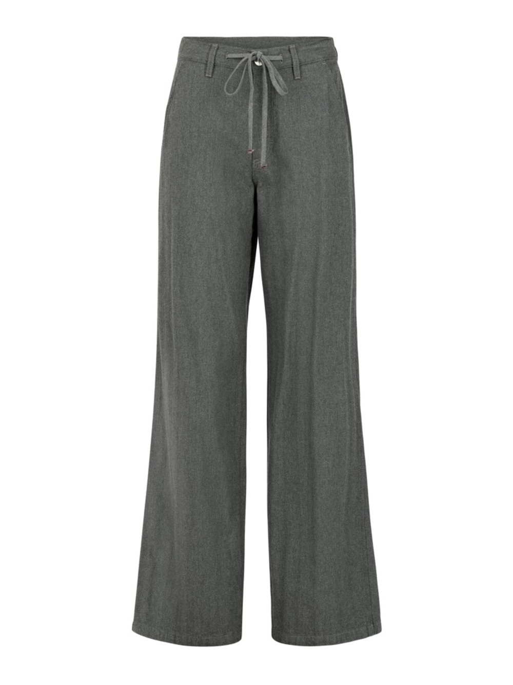 NWT Amo Nora Pant Heather Gray Drawstring Waist Sz 27 - Picture 4 of 15